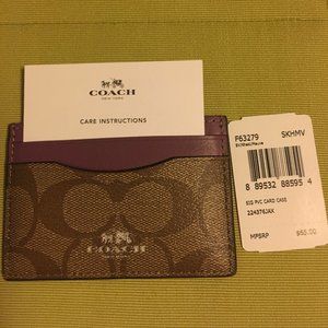 COACH  CARDHOLDER  NWT